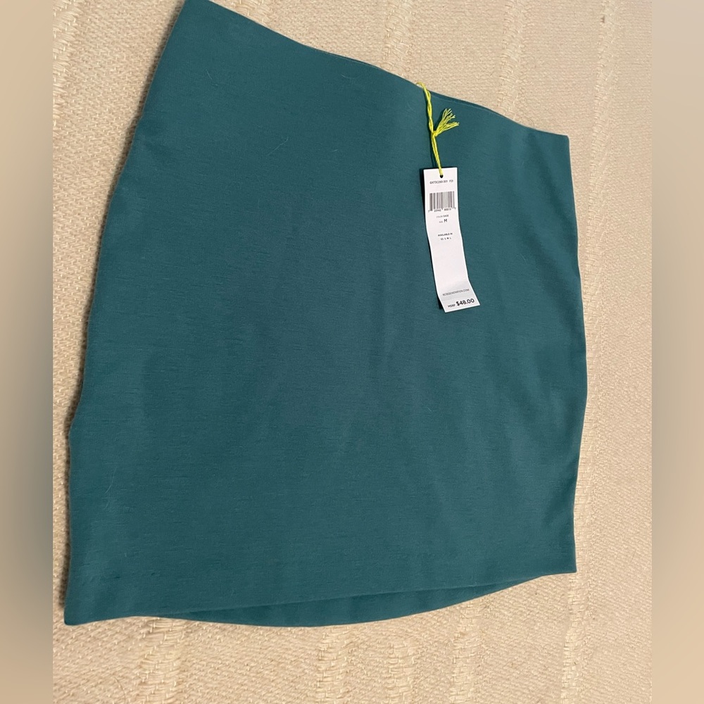 BCBG Turquoise Mini Skirt Size M Never Worn